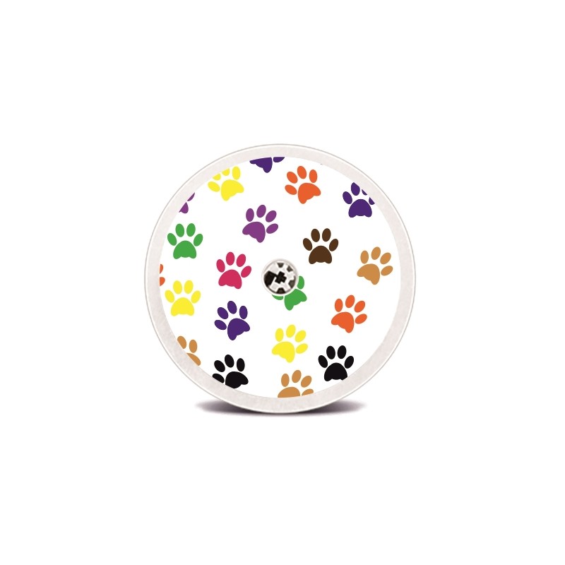 Pegatina Sensor FreeStyle Huellas Colores