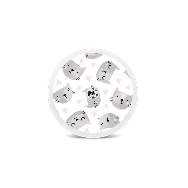 Pegatina Sensor FreeStyle Gatitos Gris