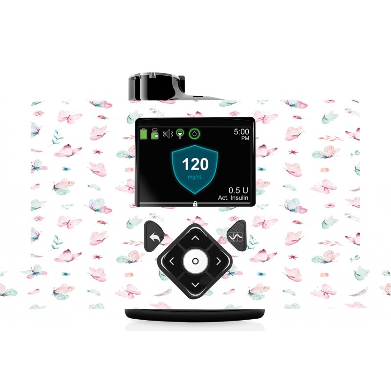 Pegatina Bomba Medtronic 640g-670g Mariposas