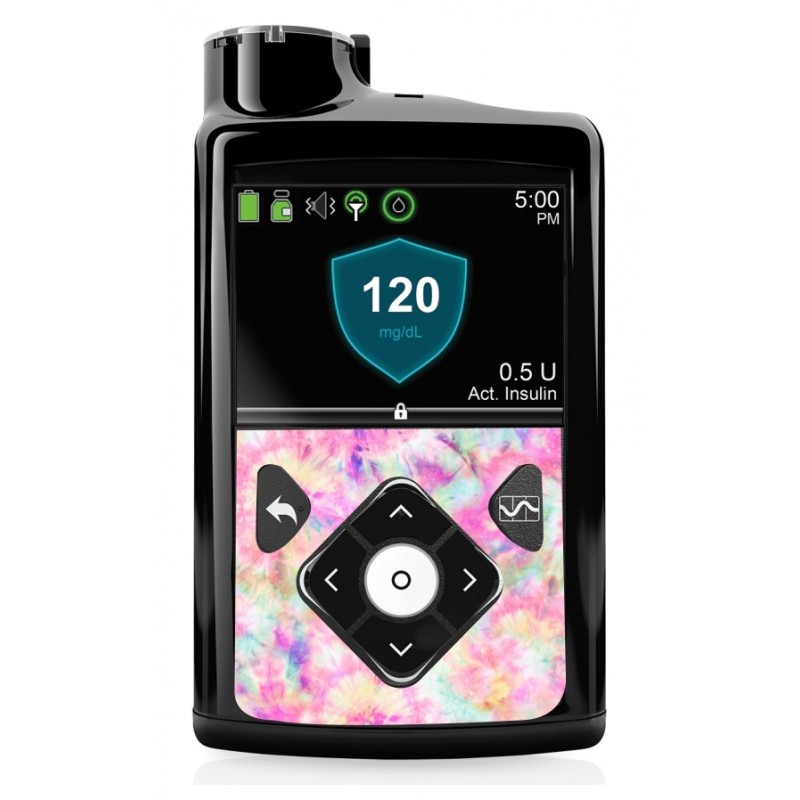 Pegatina Bomba Insulina Medtronic 640g 670g Abstracto Flúor