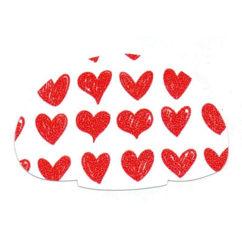 Pegatina Sensor Medtronic Guardian Corazones Rojos