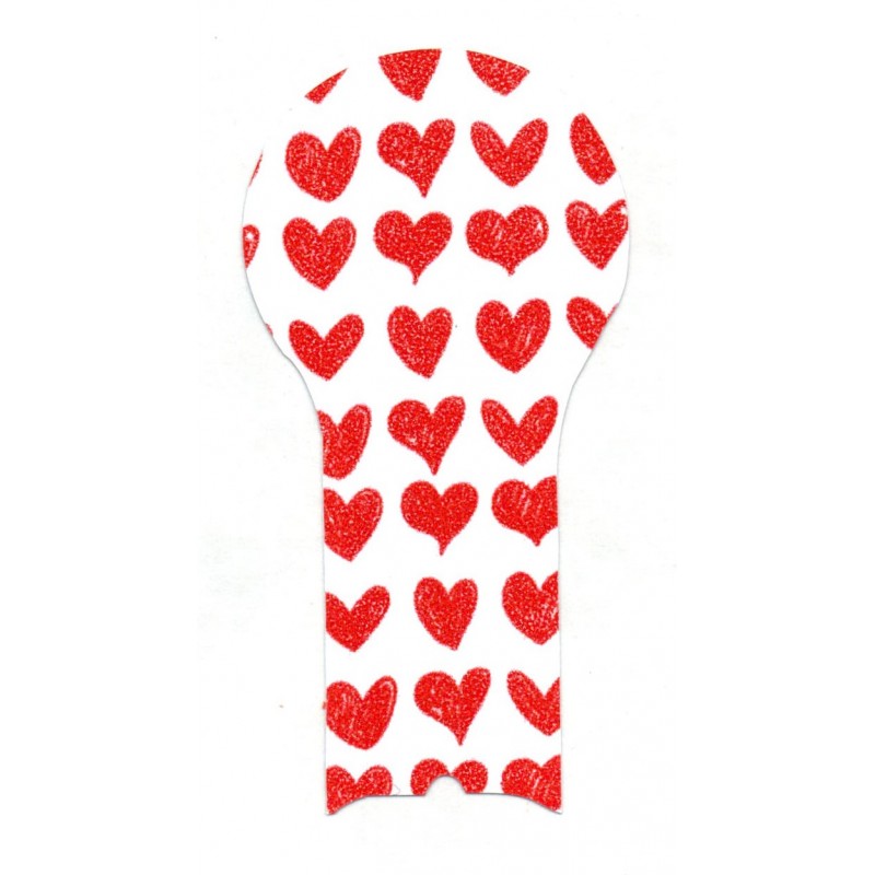 Pegatina Miao Miao Transmisor 2 Corazones Rojos