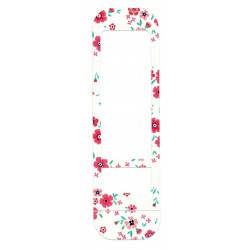Pegatina Glucometro Contour Next Bayer Flores Rosas