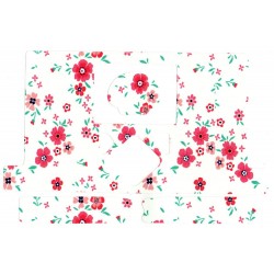 Pegatina Bomba Medtronic 640g-670g Completa Flores rosas