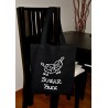 Bolso tela color negro "SUGAR FREE"