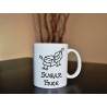 Taza blanca  "SUGAR FREE" 1