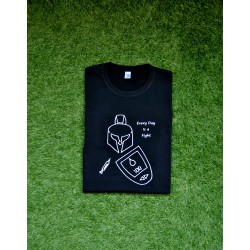 copy of Camiseta blanca hombre "EVERYDAY IS A FIGHT"