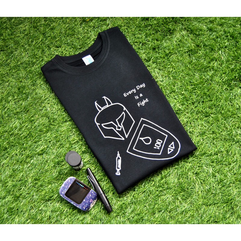 copy of Camiseta blanca hombre "EVERYDAY IS A FIGHT"