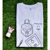 copy of Camiseta blanca hombre "EVERYDAY IS A FIGHT"