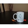 Taza blanca "EVERY DAY IS A FIGHT"