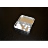 Caja metálica color plata