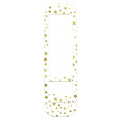 Pegatina Glucometro Contour Next Bayer Estrellas Doradas