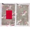 Riñonera para Bomba de Insulina Unicornios Gris (Ref. 858)