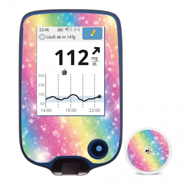 Pegatina Receptor y Sensor FreeStyle Arco Iris